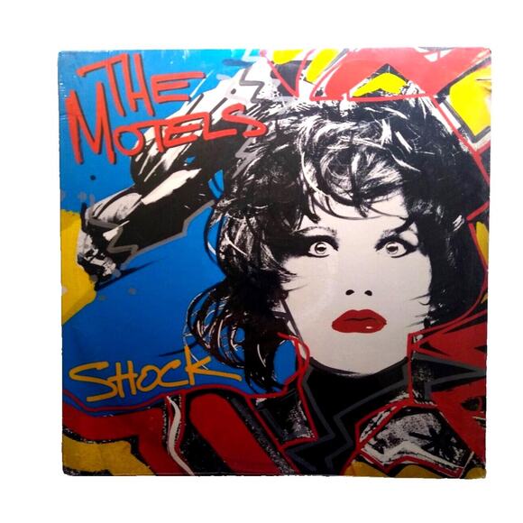 The Motels Shock SEALED Vinyl LP Record Album New Wave Synth Pop Rock 1985 Shame - Picture 1 of 5